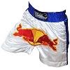 FIGHTERS - Muay Thai Shorts / Bulls / Weiss-Blau / Large