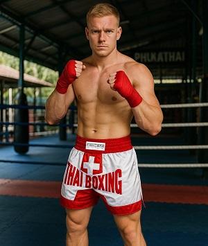 FIGHTERS - Muay Thai Shorts / Schweiz / Small