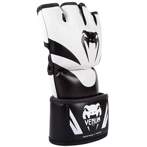 Venum - MMA Handschuhe / Attack / Schwarz-Weiss / Large-XL