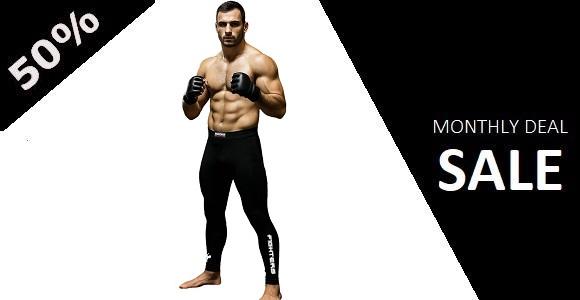 FIGHTERS - Compression Spats / Giant 2.0 / Schwarz